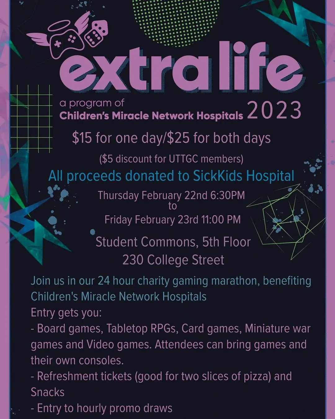 UTTGC x CSSU 'Extra Life' 